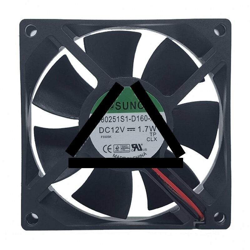 Sunon EE80251S1-D160-A99 DC 12V 1.7W 2 Wires / 3 Wires Axial Cooling Fan
