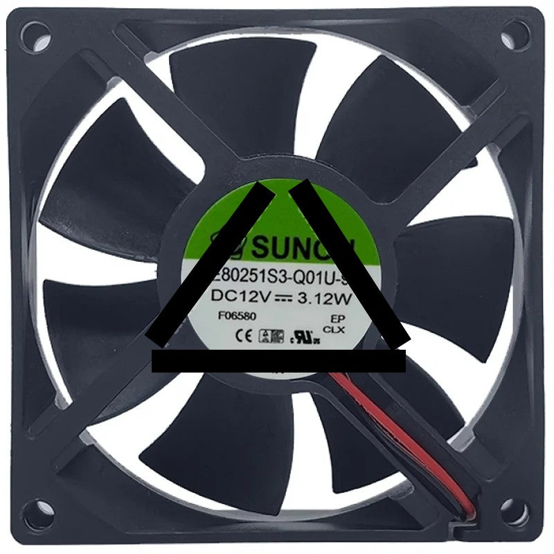 Sunon EE80251S3-Q01U-999 12V 3.12W 2 Wires Cooling Fan
