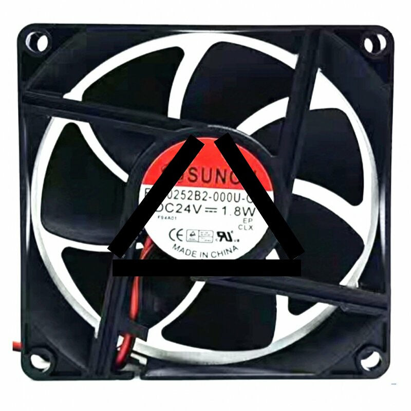 Sunon EE80252B2-000U-G99 DC 24V 1.8W 8025 Axial Cooling Fan