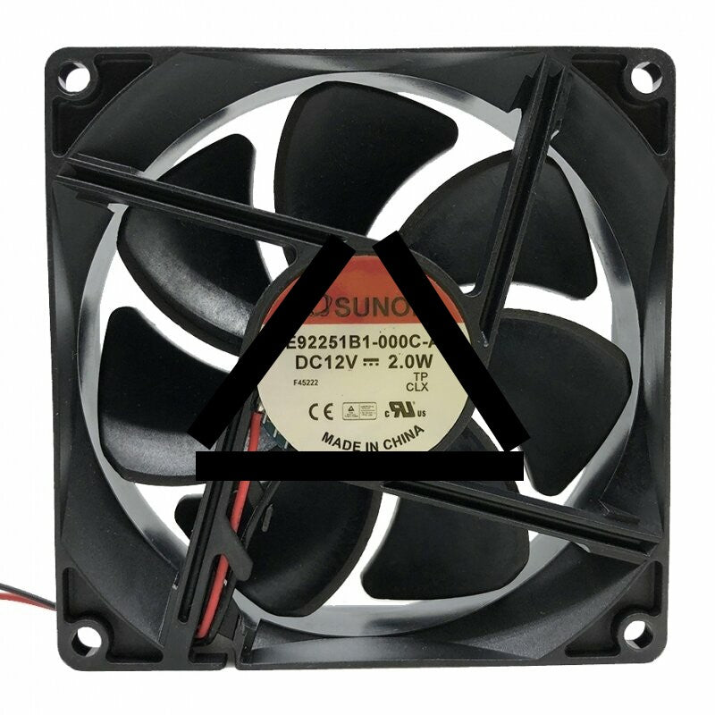 Sunon EE92251B1-000C-A99 DC 12V 2.0W 2 Wires Axial Cooling Fan