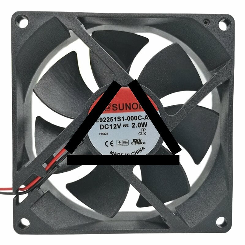 Sunon EE92251S1-000C-A99 DC 12V 2.0W 2 Wires Axial Cooling Fan