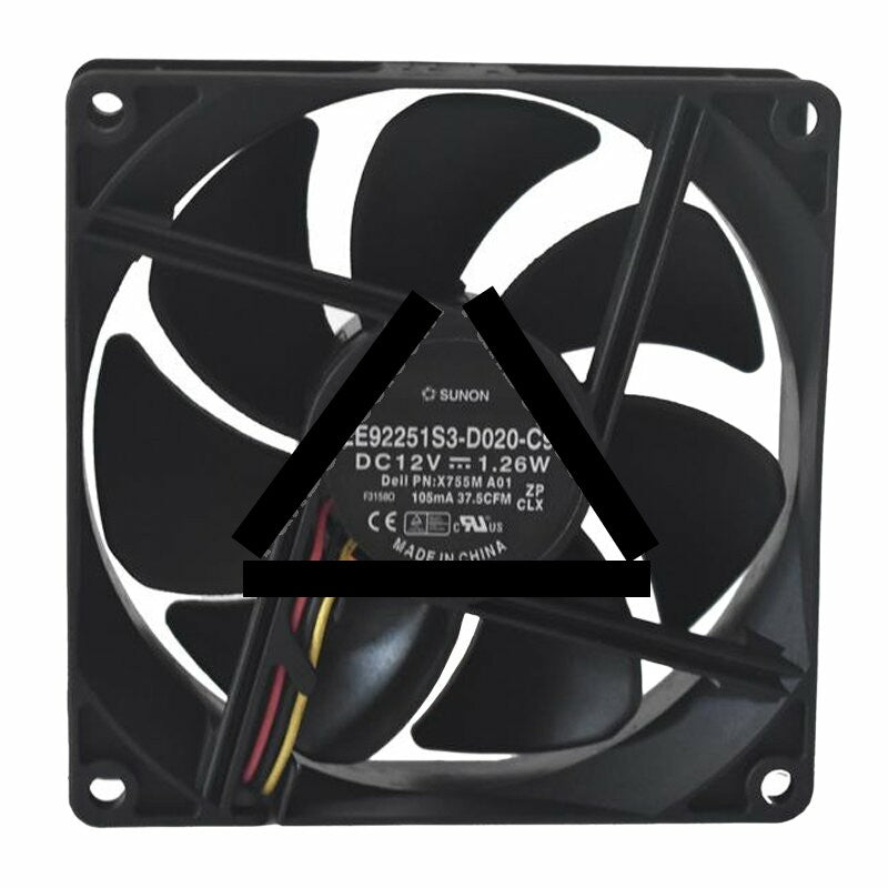 Sunon EE92251S3-D020-C99 DC 12V 1.26W 9225 Axial Cooling Fan