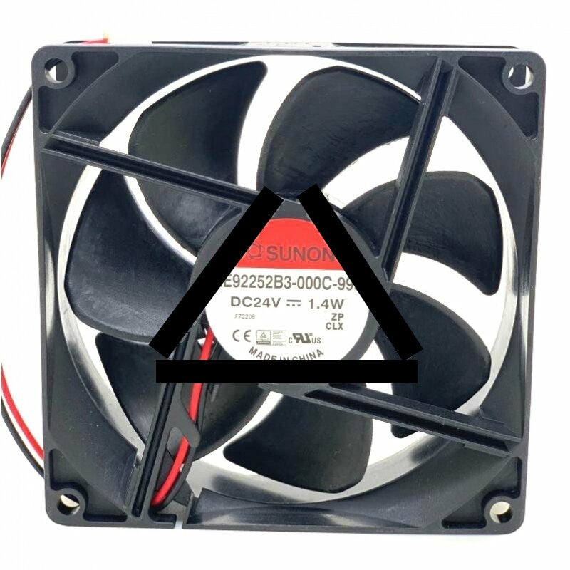 Sunon EE92252B3-000C-999 DC 24V 1.4W 2 Wires Axial Cooling Fan