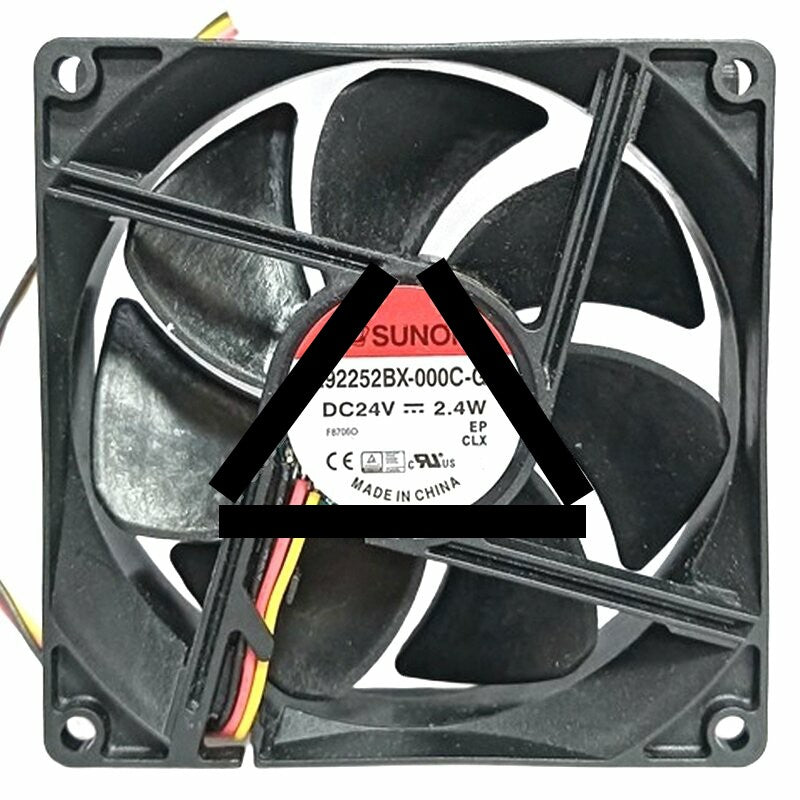 Sunon EE92252BX-000C-G99 DC 24V 2.4W 9225 3 Wires Axial Cooling Fan