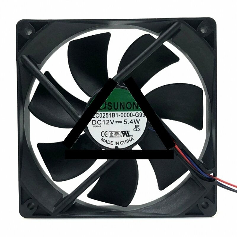 SUNON EEC0251B1-0000-G99 DC 12V 5.4W 2 Wires / 3 Wires Axial Cooling Fan