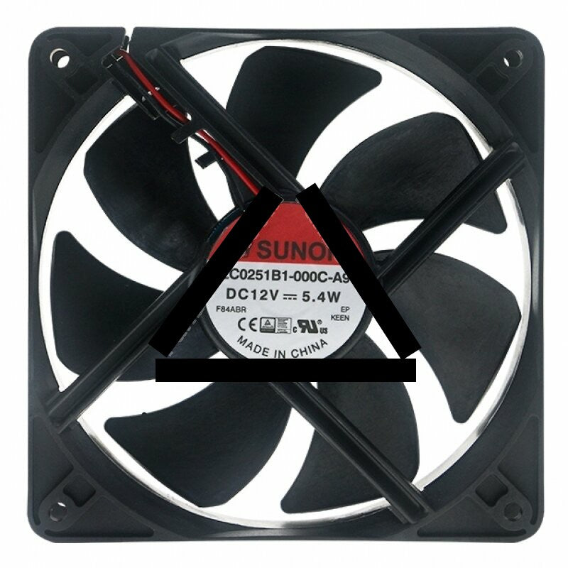 Sunon EEC0251B1-000C-A99 DC 12V 5.4W 2 Wires Axial Cooling Fan
