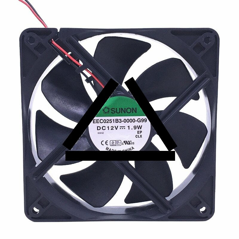 Sunon EEC0251B3-0000-G99 DC 12V 1.9W 12025 Axial Cooling Fan