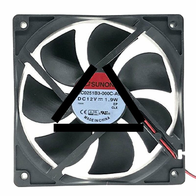 Sunon EEC0251B3-000C-A99 DC 12V 1.9W 12025 Axial Cooling Fan