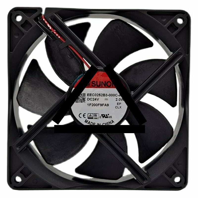 Sunon EEC0252B3-000C-A99 DC 24V 2.0W 2 Wires Axial Cooling Fan