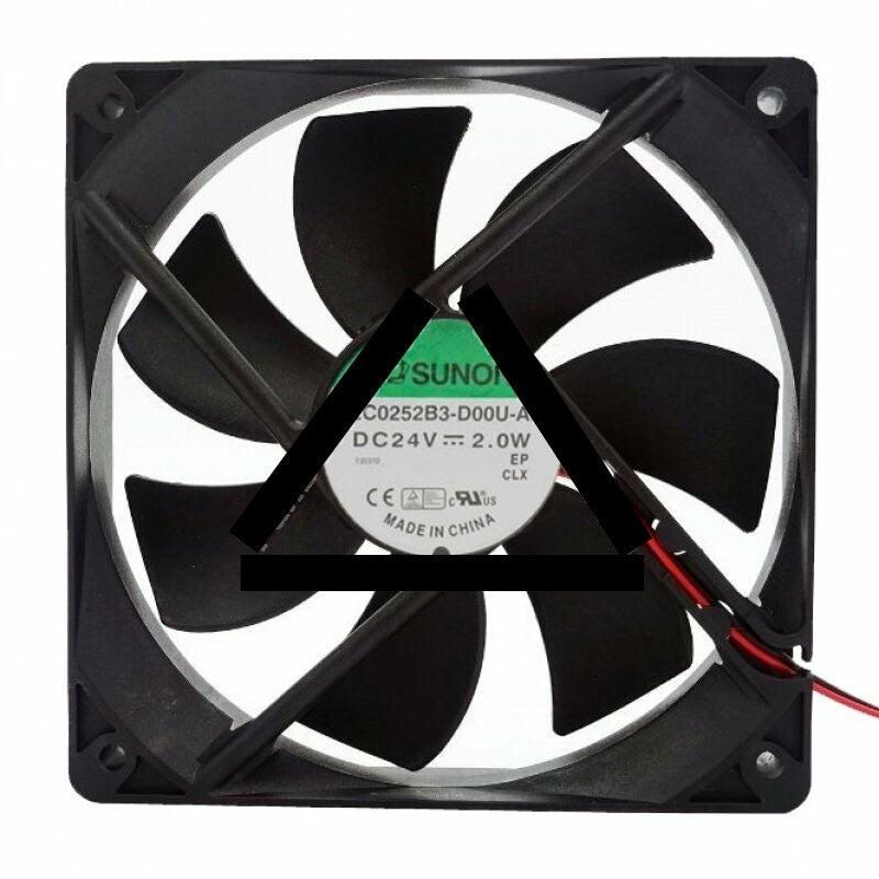 Sunon EEC0252B3-D00U-A99 DC 24V 2.0W 2 Wires Axial Cooling Fan