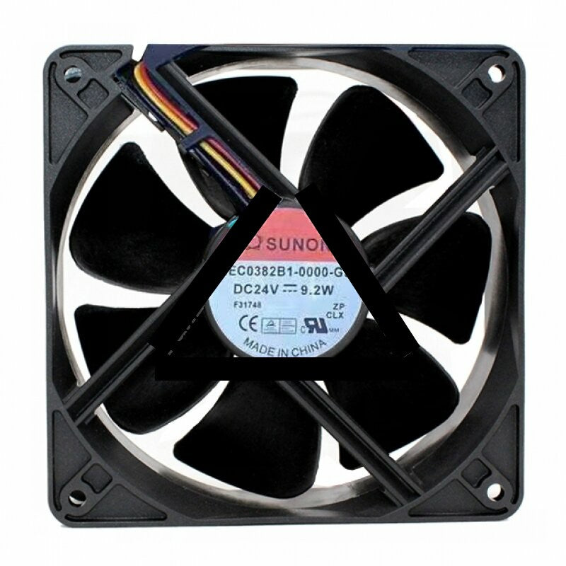 Sunon EEC0382B1-0000-G99 DC 24V 9.2W 2 Wires / 3 Wires Axial Cooling Fan
