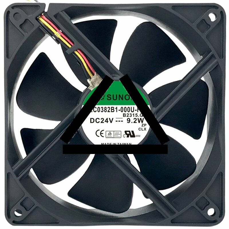 Sunon EEC0382B1-000U-F99 DC 24V 9.2W 2 / 3 Wires 12038 Axial Fan