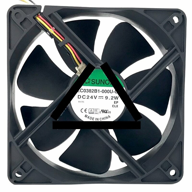 Sunon EEC0382B1-000U-GB9 DC 24V 9.2W 2 Wires / 3 Wires Axial Cooling Fan