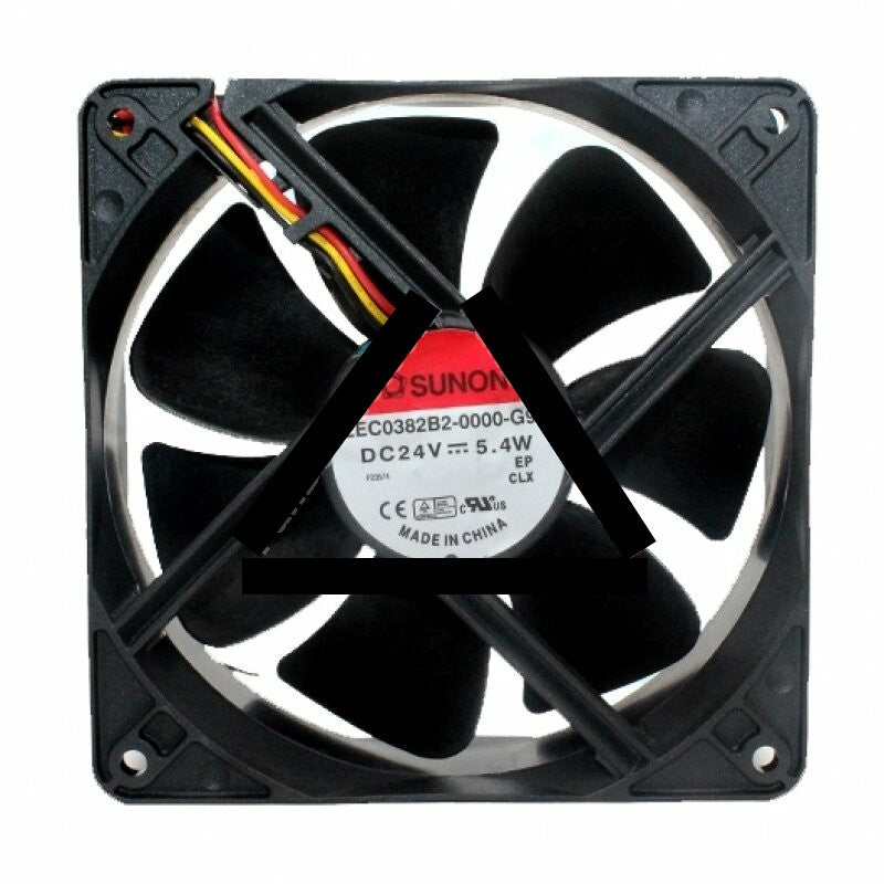 Sunon EEC0382B2-0000-G99 DC 24V 5.4W 3 Wires Axial Cooling Fan