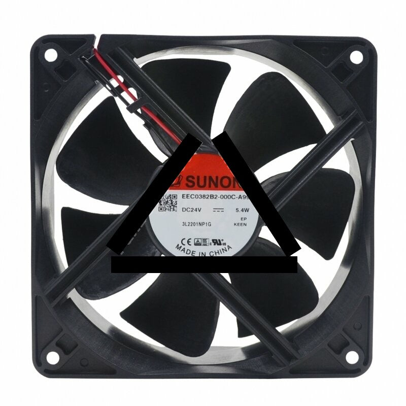 Sunon EEC0382B2-000C-A99 DC 24V 5.4W 2 Wires Axial Cooling Fan