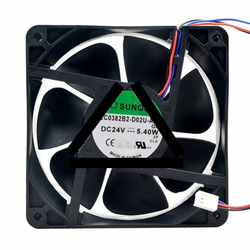 Sunon EEC0382B2-D02U-AA9 DC 24V 5.40W 12038 Axial Cooling Fan