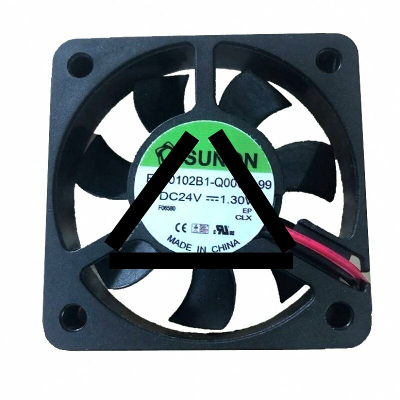 Sunon EF50102B1-Q00U-A99 DC 24V 1.30W 2 Wires Axial Cooling Fan