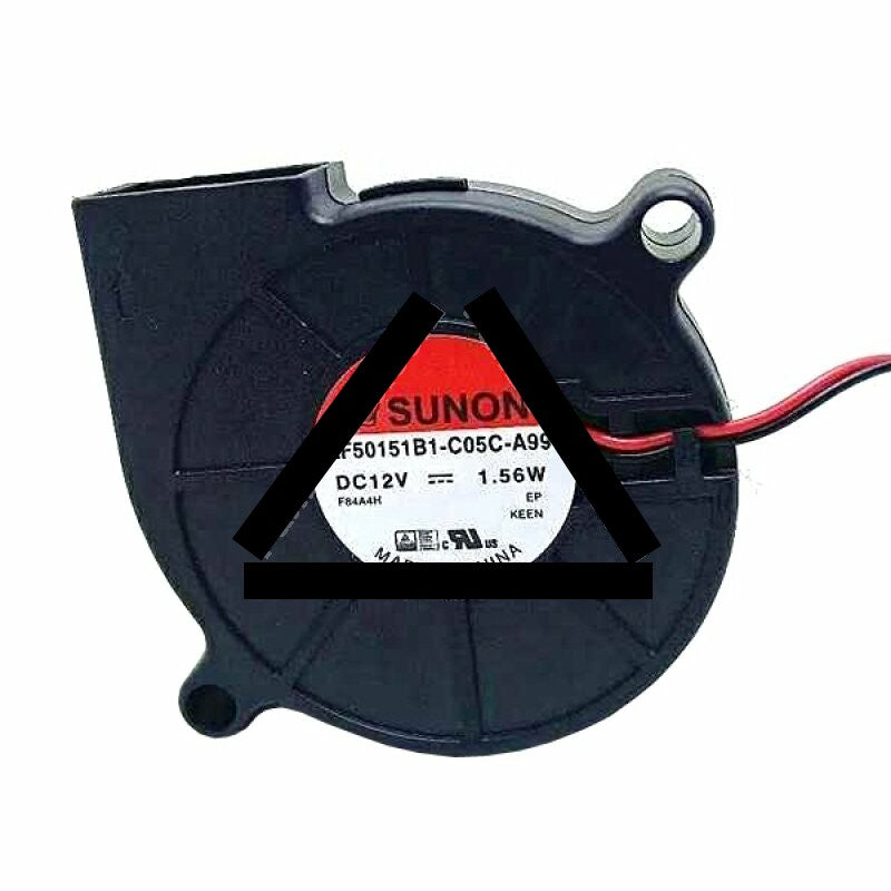 Sunon EF50151B1-C05C-A99 DC 12V 1.56W 2 Wires Blower Cooling Fan