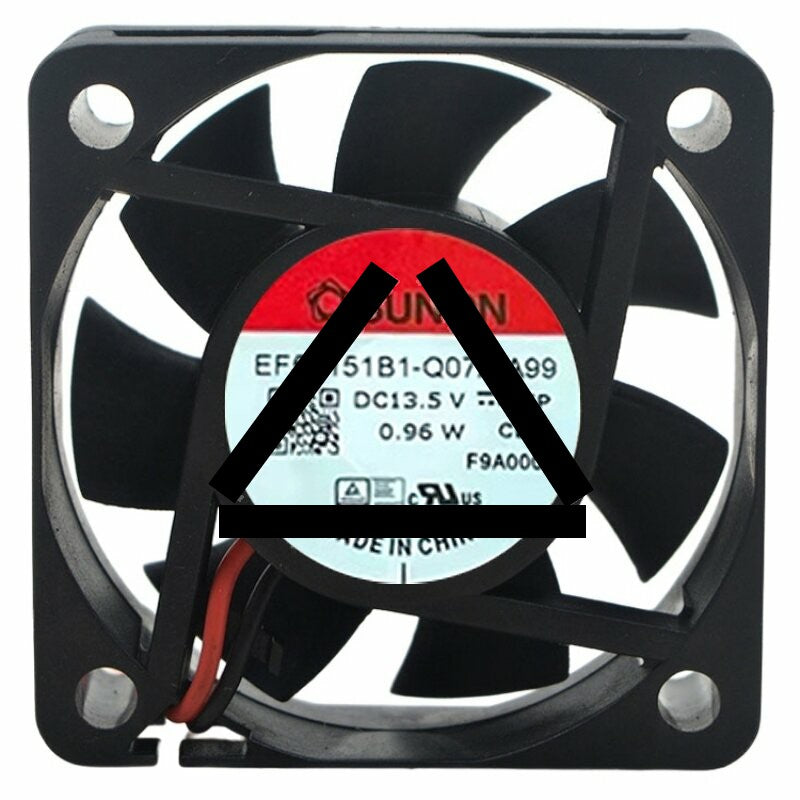 Sunon EF50151B1-Q07A-A99 DC 13.5V 0.96W 2 Wires Axial Cooling Fan