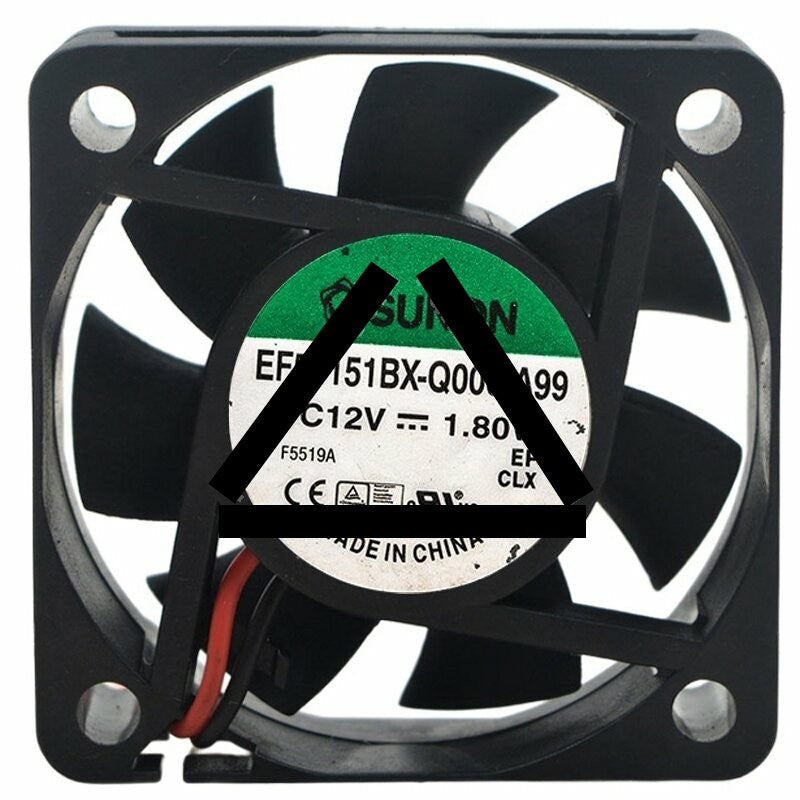Sunon EF50151BX-Q000-A99 DC 12V 1.80W 2 / 3 Wires Axial Cooling Fan