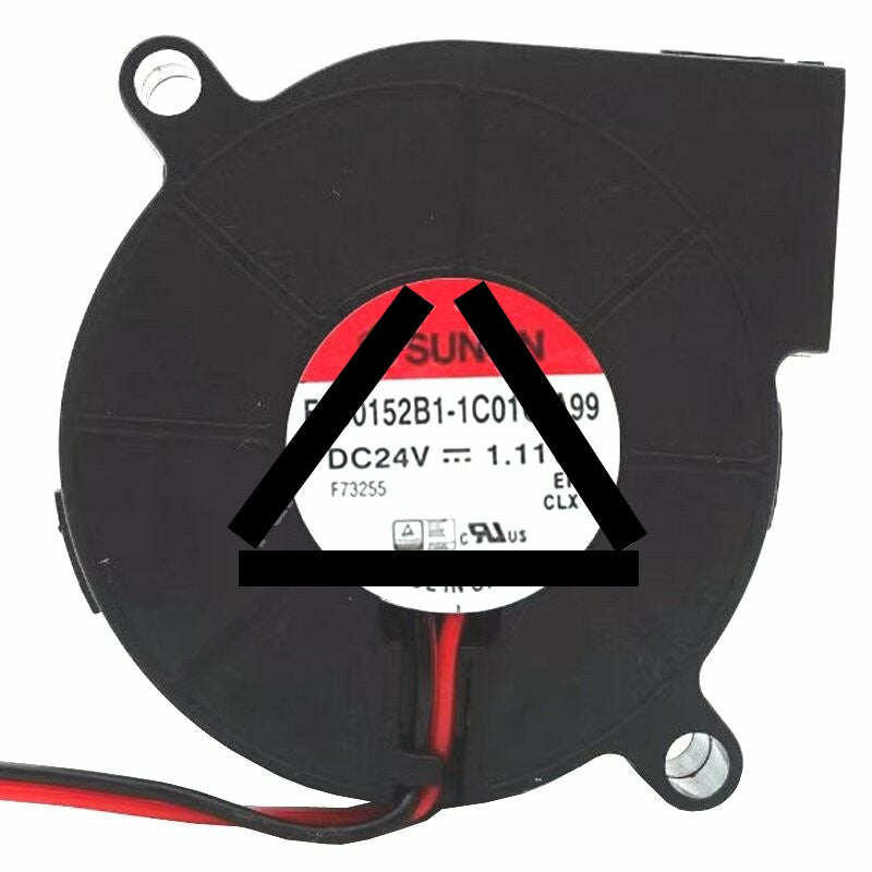 Sunon EF50152B1-1C01C-A99 DC 24V 1.11W 2 Wires 5015 Blower Cooling Fan