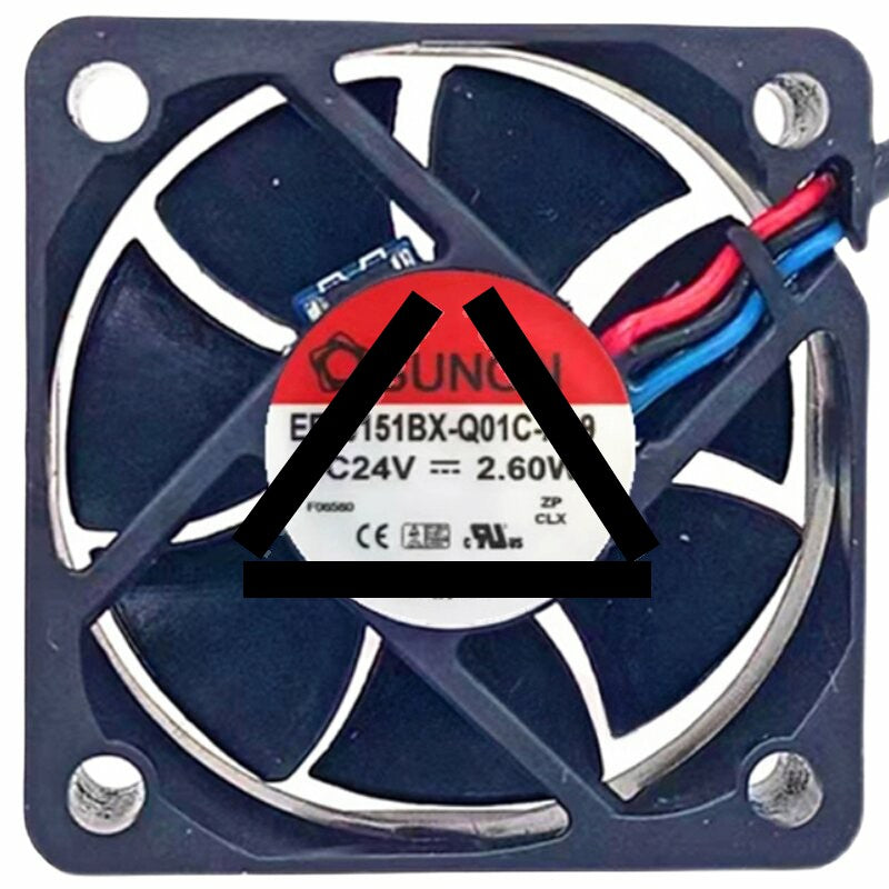 Sunon EF50152BX-Q01C-A99 DC 24V 2.60W 3 Wires Axial Cooling Fan
