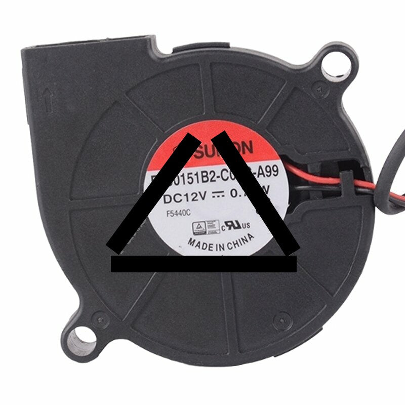 Sunon EF5015B2-C01C-A99 DC 12V 0.78W 2 Wires Blower Cooling Fan