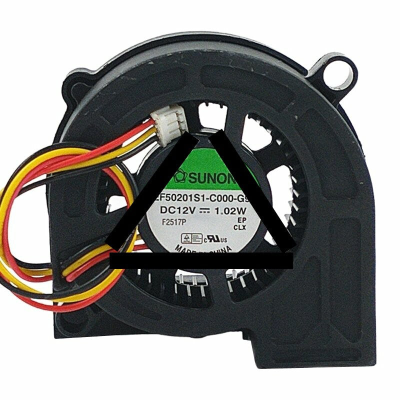 Sunon EF50201S1-C000-G99 DC 12V 1.02W 3 Wires Blower Cooling Fan