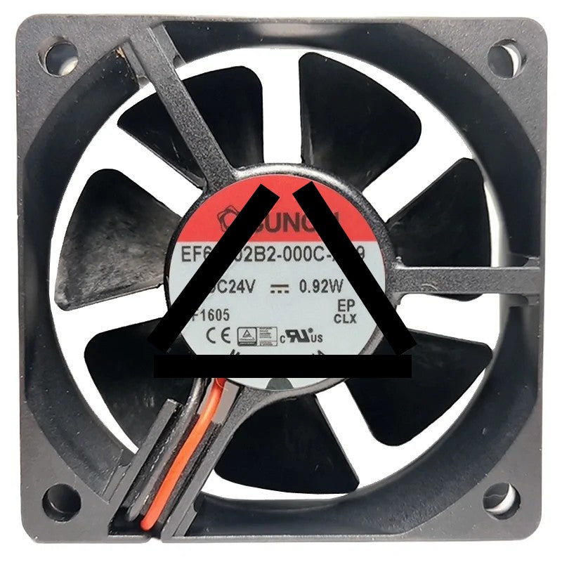 Sunon EF60202B2-000C-A99 DC 24V 0.92W 2 Wires Axial Cooling Fan