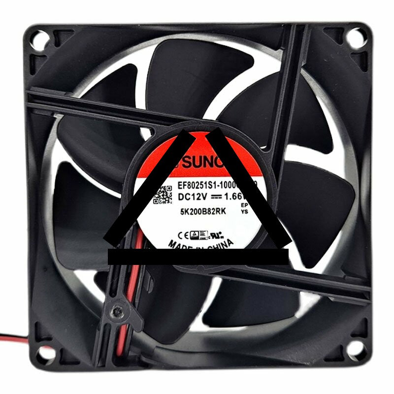 Sunon EF80251S1-1000C-A99 DC 12V 1.66W 8025 3200RPM 41CFM Axial Cooling Fan
