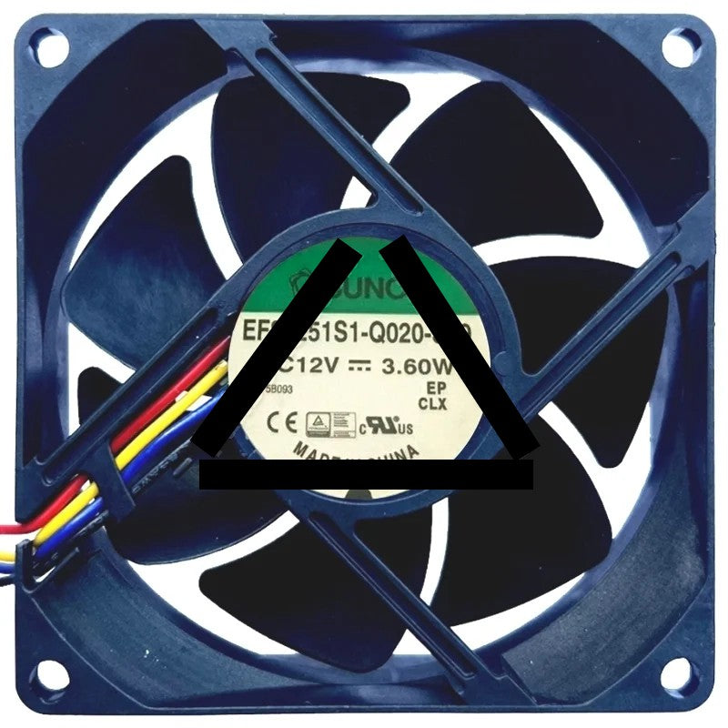 Sunon EF80251S1-Q020-S99 DC 12V 3.60W 4 Wires PWM Cooling Fan