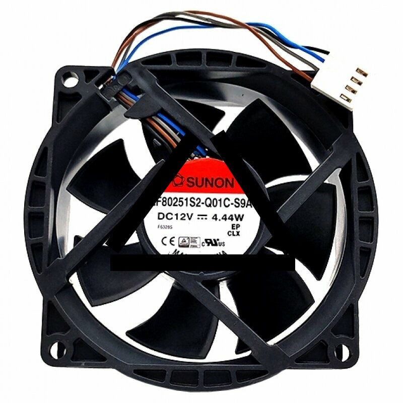 Sunon EF80251S2-Q01C-S9A DC 12V 4.44W 2 Wires / 3 Wires / 4 Wires Axial Cooling Fan