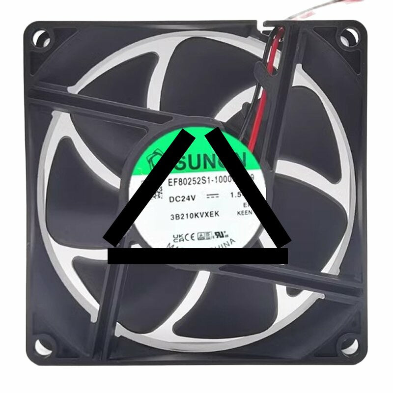 Sunon EF80252S1-1000U-A99 DC 24V 1.54W 8025 Axial Cooling Fan