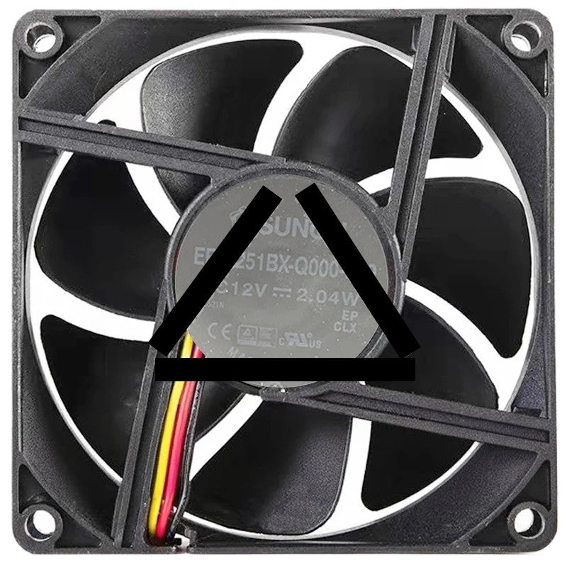 Sunon EF92251BX-Q000-F99 12V 2.04W 3 Wires Cooling Fan