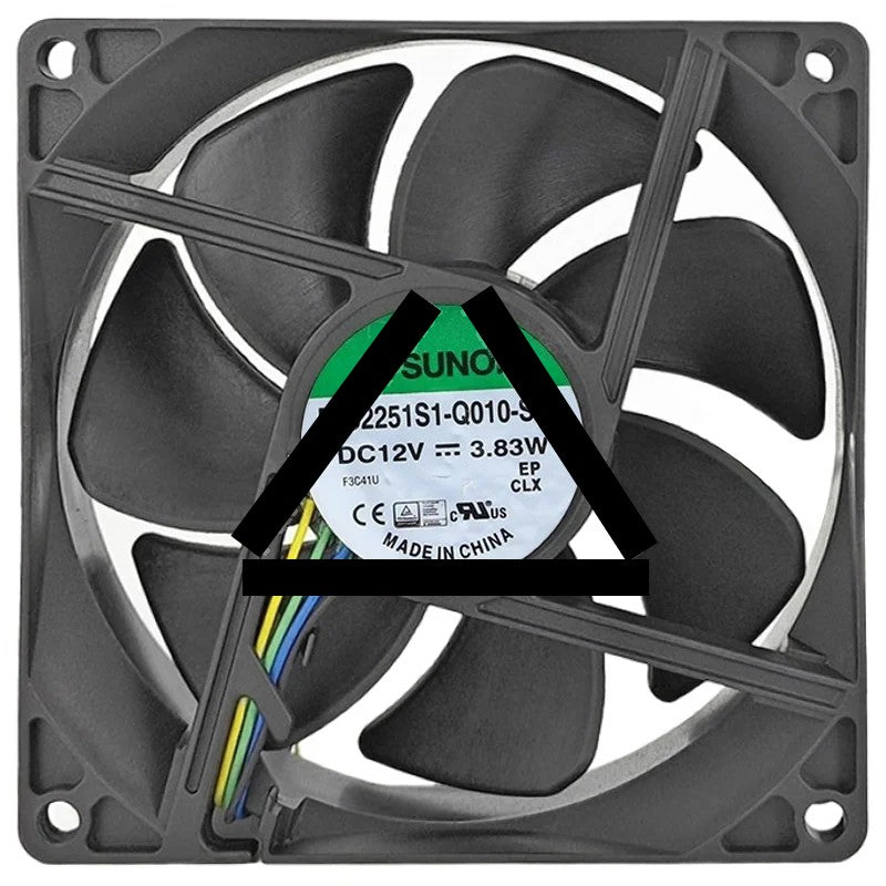 Sunon EF92251S1-Q010-S9A 12V 3.83W 2 / 3 / 4 Wires Cooling Fan