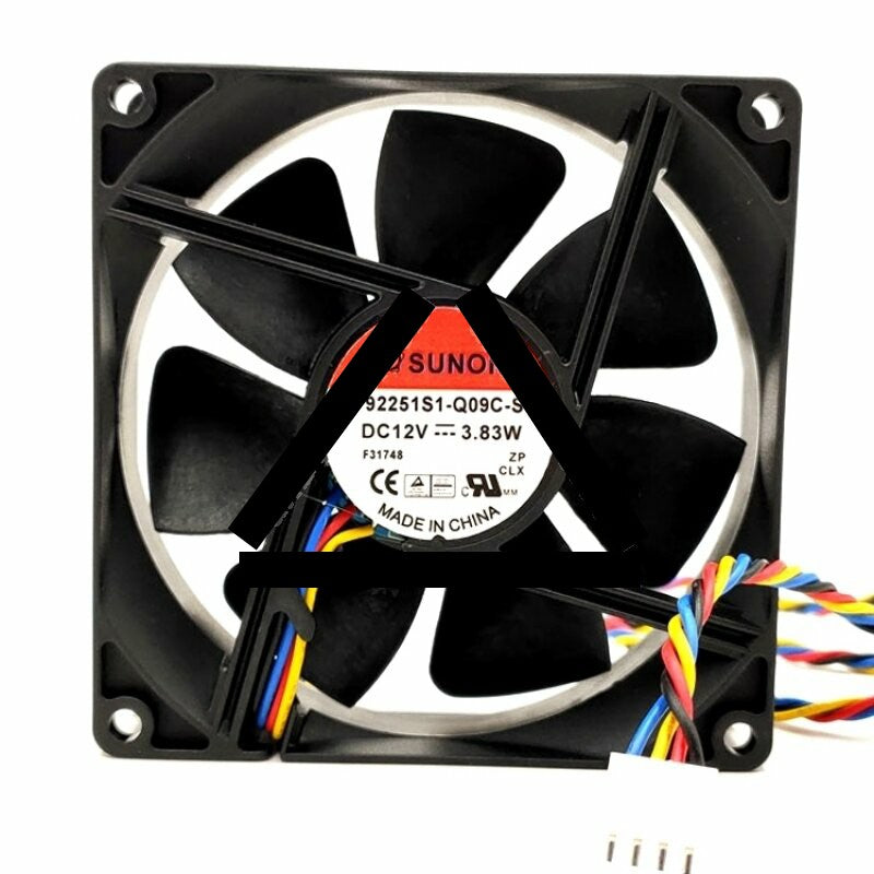 Sunon EF92251S1-Q09C-S9A DC 12V 3.83W 2 Wires / 3 Wires / 4 Wires Axial Cooling Fan