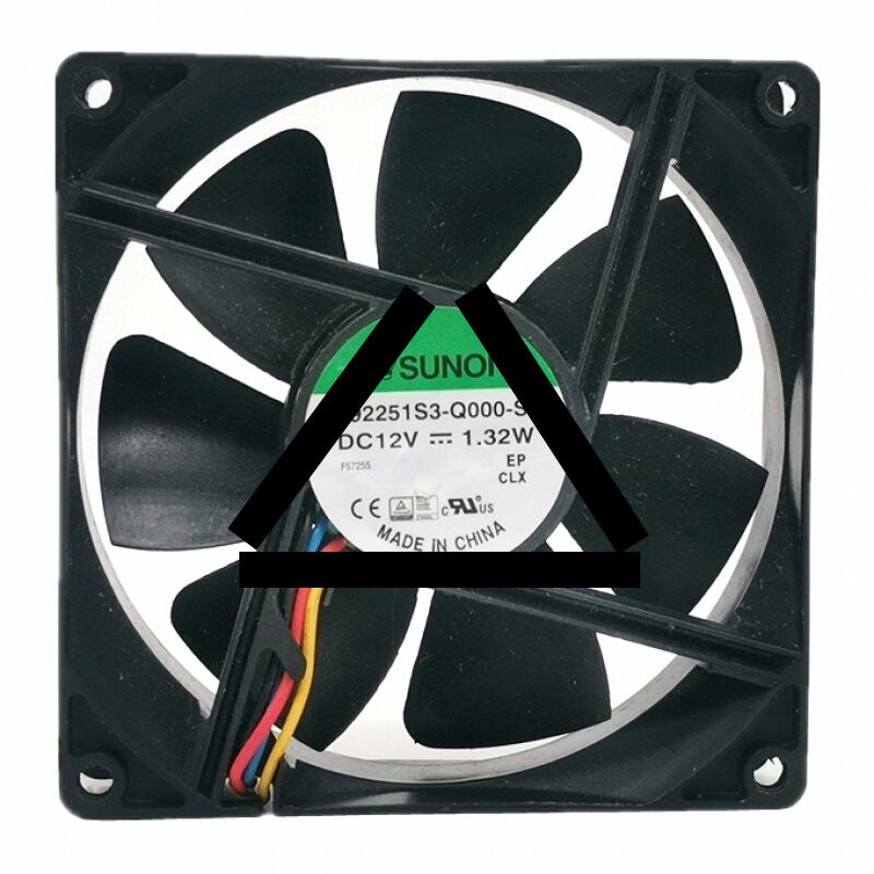 Sunon EF92251S3-Q000-S99 DC 12V 1.32W 2 Wires / 3 Wires / 4 Wires Axial Cooling Fan