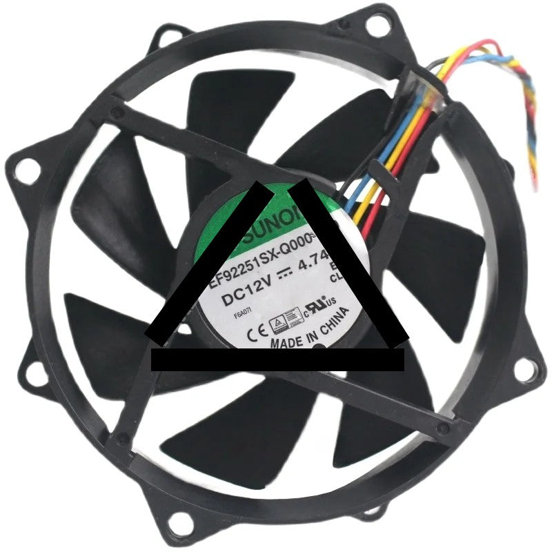 Sunon EF92251SX-Q000-S99 12V 4.74W 4 Wires Axial Fan