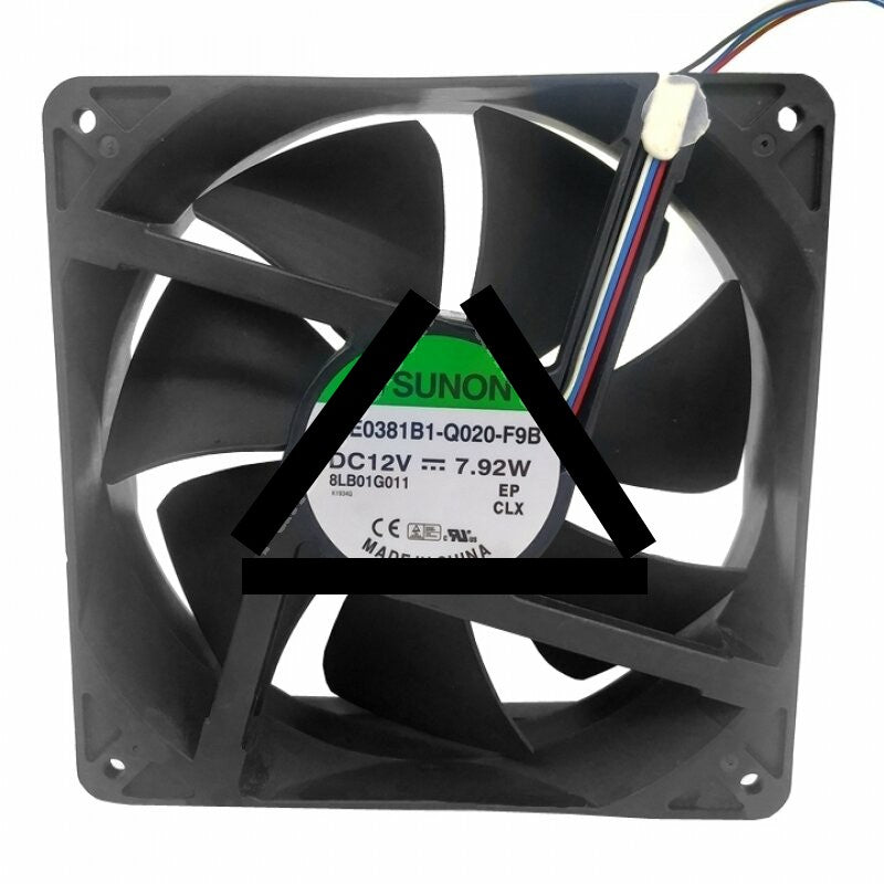 Sunon EFE0381B1-Q020-F9B DC 12V 7.92W 4 Wires Axial Cooling Fan