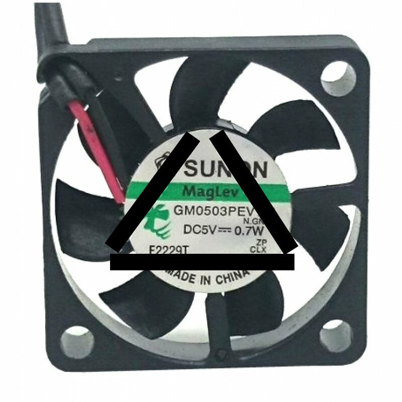 Sunon GM0503PEV1-8 DC 5V 0.7W 2 Wires Axial Cooling Fan
