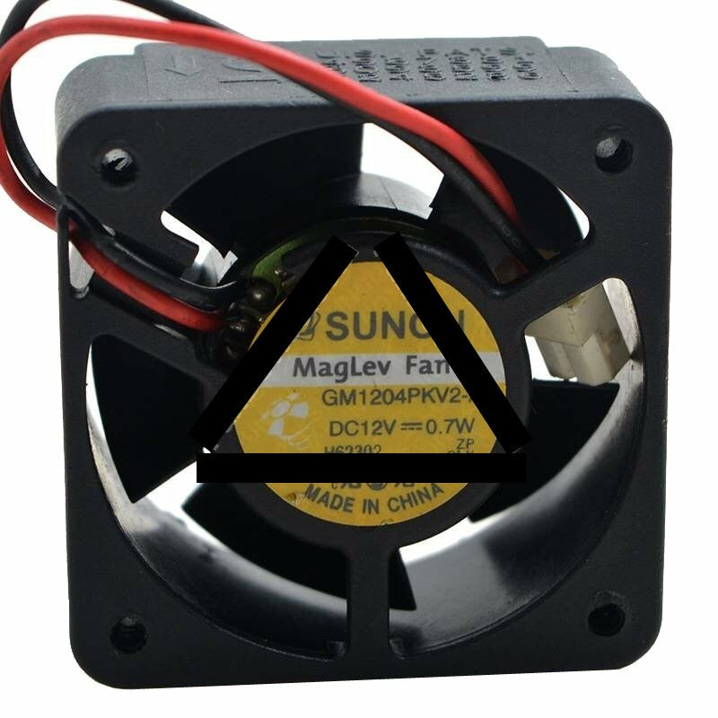 SUNON GM1204PKV2-A DC 12V 0.7W 2 Wires Axial Cooling Fan