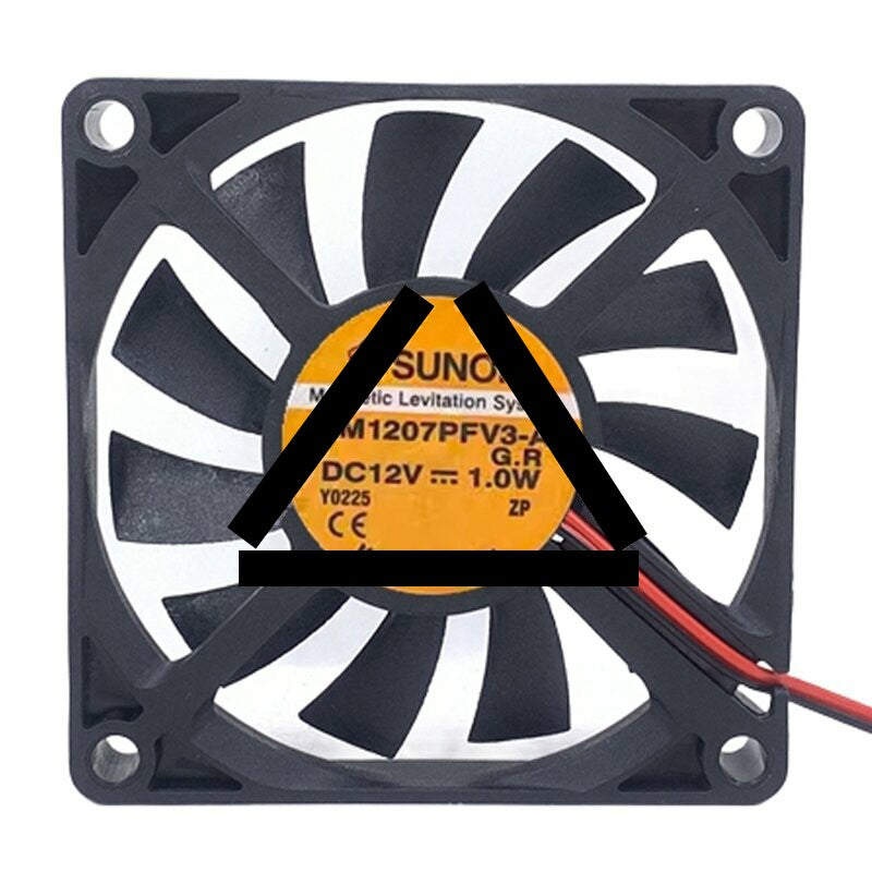Sunon GM1207PFV3-A DC 12V 1.0W 7010 Axial Cooling Fan