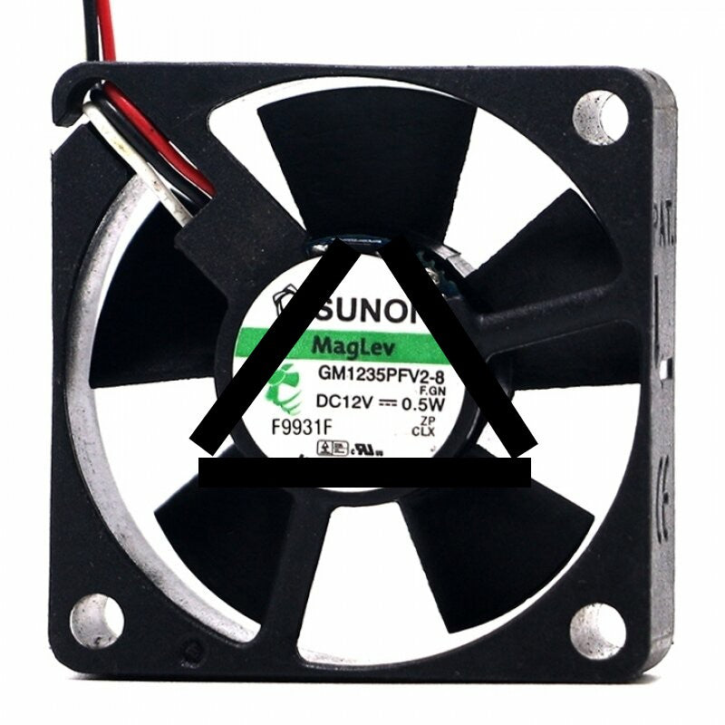 Sunon GM1235PFV2-8 DC 12V 0.5W 2 Wires / 3 Wires Axial Cooling Fan