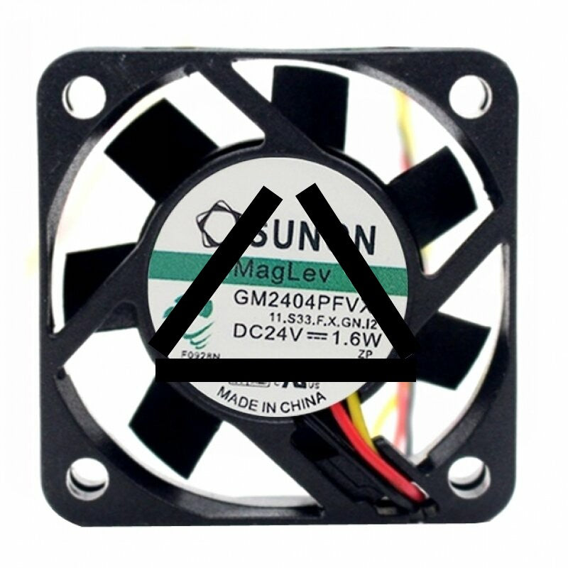 Sunon GM2404PFVX-A DC 24V 1.6W 2 Wires / 3 Wires Axial Cooling Fan