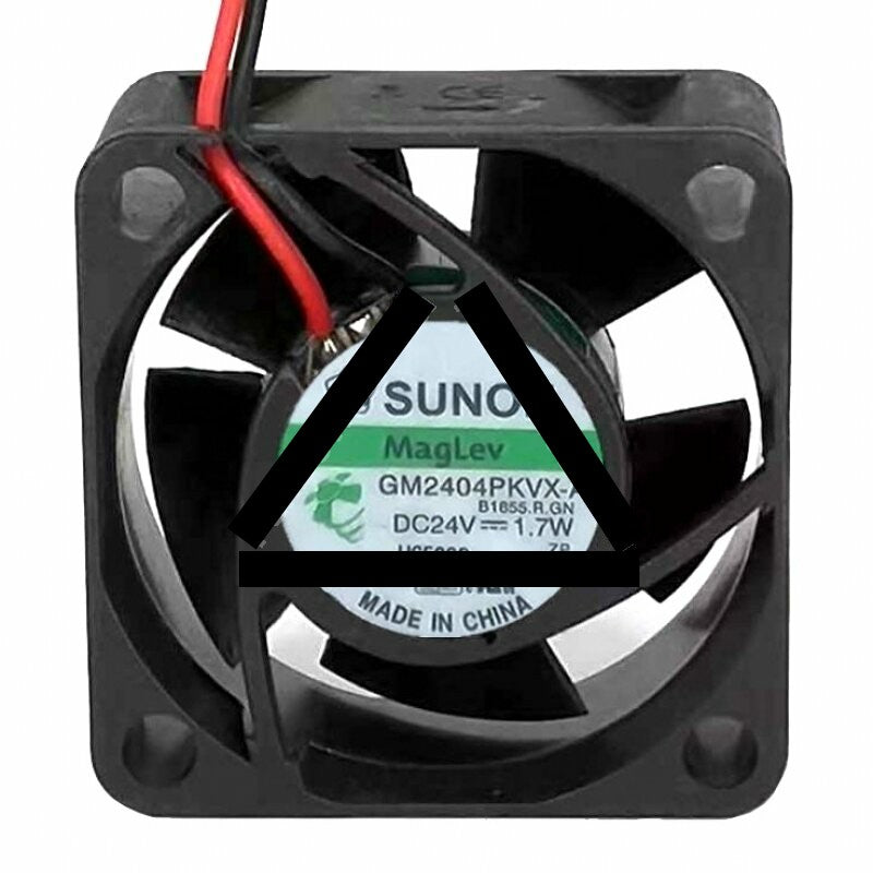 SUNON GM2404PKVX-A DC 24V 1.7W 2 Wires / 3 Wires Axial Cooling Fan