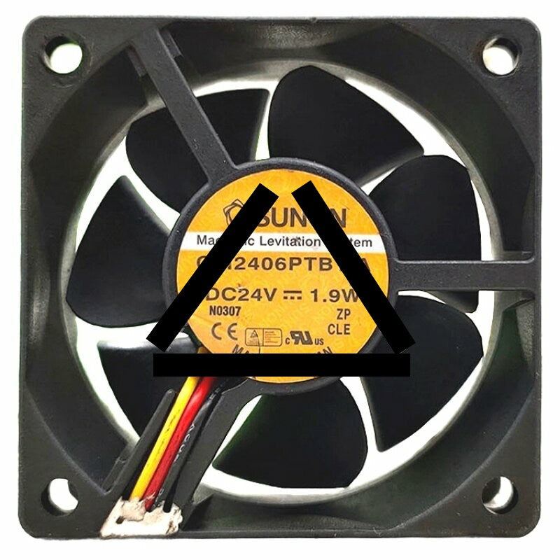 Sunon GM2406PTB1-A DC 24V 1.9W 2 Wires / 3 Wires Axial Cooling Fan