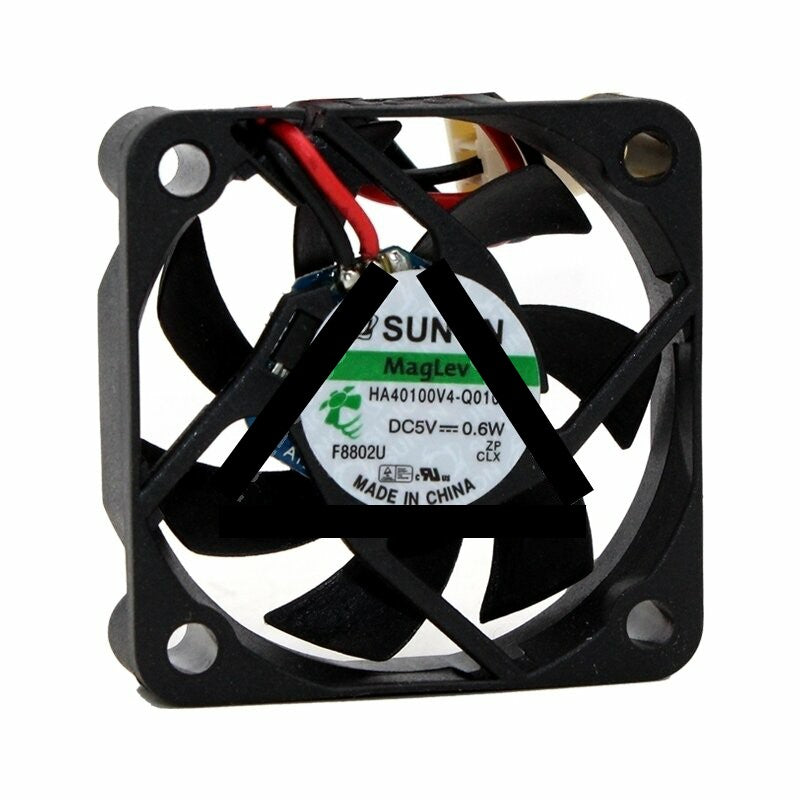 SUNON HA40100V4-Q-010-999 DC 5V 0.6W 2 Wires Axial Cooling Fan