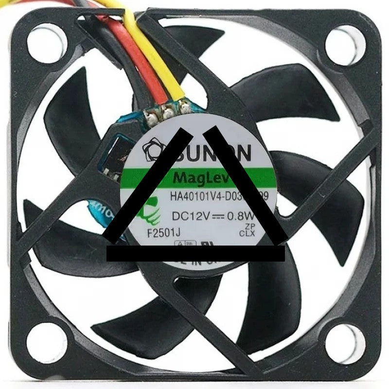 Sunon HA40101V4-D030-C99 12V 0.8W 3 Wires Maglev Cooling Fan