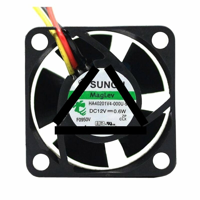 Sunon HA40201V4-000U-999 DC 12V 0.6W 2 Wires / 3 Wires Axial Cooling Fan