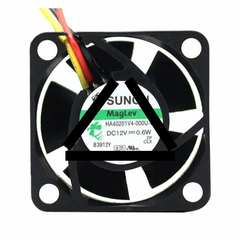 Sunon HA40201V4-000U-C99 DC 12V 0.6W 3 Wires Axial Cooling Fan